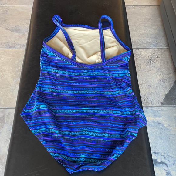 Miraclesuit Swimsuit Blue, Purple , Black and Teal Size 16 - Picture 7 of 16